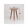 Abilaud ALCASAR vask, 40x40xH50 cm
