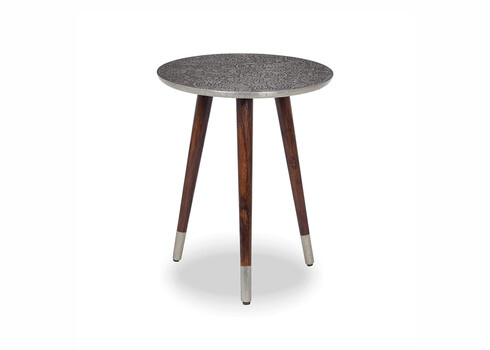 Abilaud ALCASAR hõbe, 40x40xH50 cm