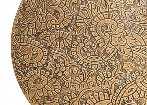 Abilaud ALCASAR kuldne, 40x40xH50 cm