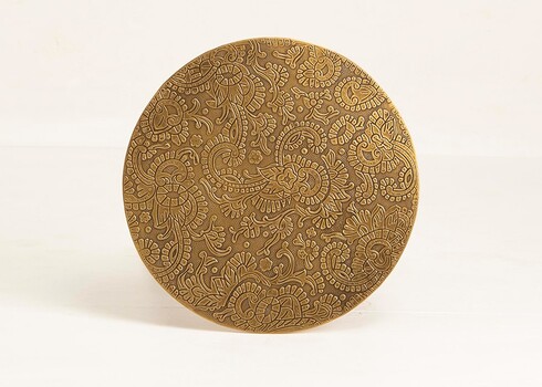 Abilaud ALCASAR kuldne, 40x40xH50 cm