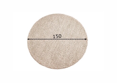 Vaip WOOL beež, 150x150 cm