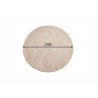 Vaip WOOL beež, 150x150 cm