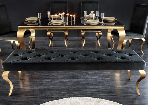 Pink MODERN BAROQUE must / kuldne, 172x47xH50 cm