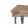 Riiul CROSS pruun / must, 148x39xH214 cm