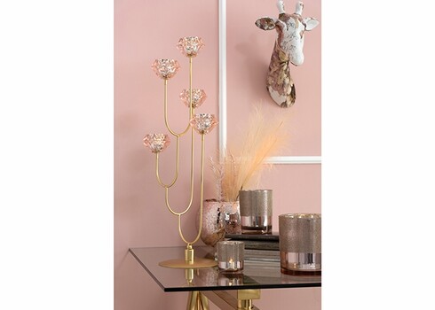 Reguleeritav kirjutuslaud GLASS kuldne / klaas, 150x80xH78 cm