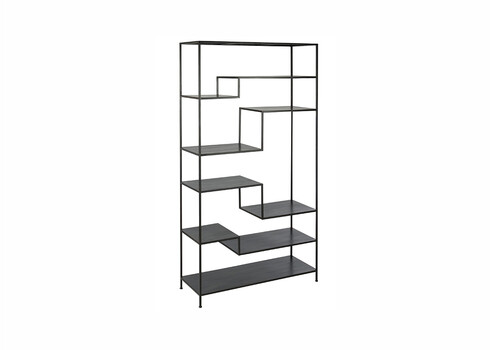 Riiul LEVELS must, 101x39xH186 cm