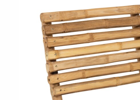 Kokkuvolditav tool BAMBOO naturaalne, 54x45xH85 cm