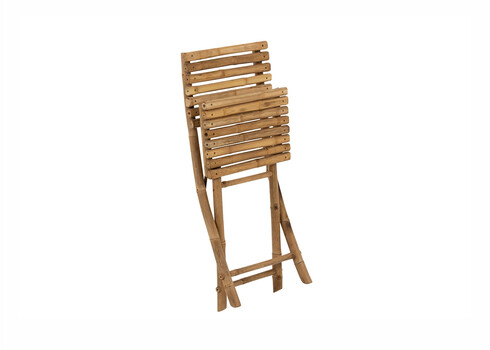 Kokkuvolditav tool BAMBOO naturaalne, 54x45xH85 cm