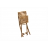 Kokkuvolditav tool BAMBOO naturaalne, 54x45xH85 cm