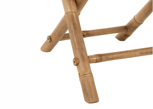 Kokkuvolditav tool BAMBOO naturaalne, 54x45xH85 cm