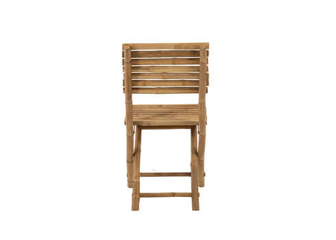 Kokkuvolditav tool BAMBOO naturaalne, 54x45xH85 cm