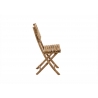 Kokkuvolditav tool BAMBOO naturaalne, 54x45xH85 cm