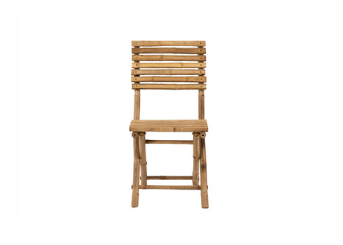 Kokkuvolditav tool BAMBOO naturaalne, 54x45xH85 cm