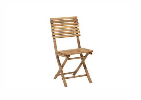 Kokkuvolditav tool BAMBOO naturaalne, 54x45xH85 cm