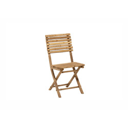 Kokkuvolditav tool BAMBOO naturaalne, 54x45xH85 cm