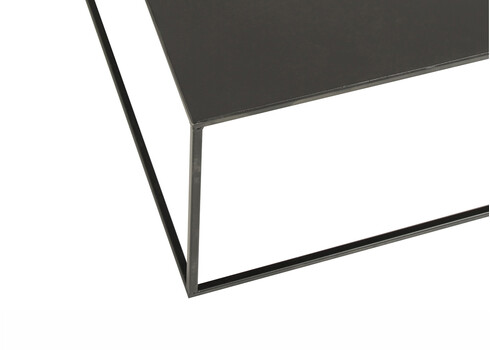 Diivanilaud CLARO must, 80x80xH30 cm