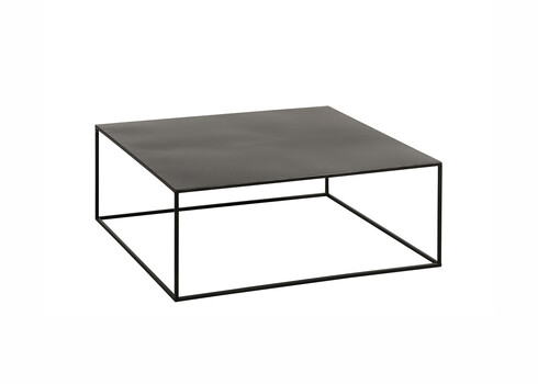 Diivanilaud CLARO must, 80x80xH30 cm