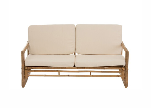 Diivan TIKI helepruun / beež, 150x80xH71 cm