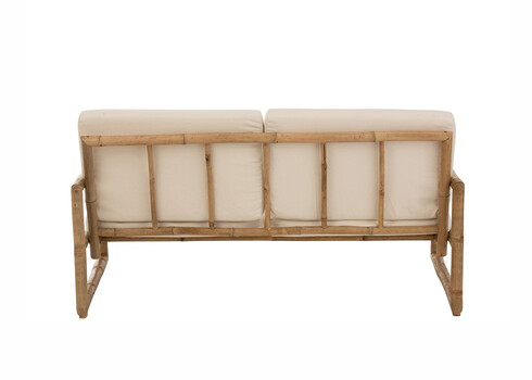 Diivan TIKI helepruun / beež, 150x80xH71 cm