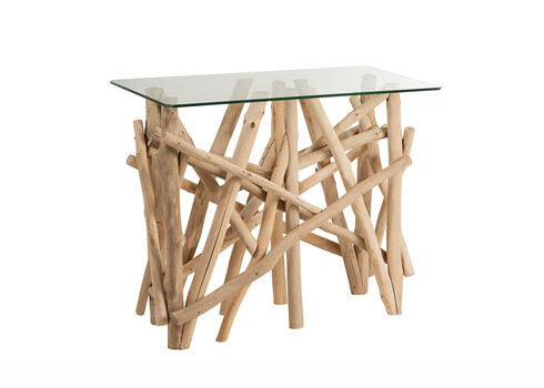 Konsoollaud BRANCH naturaalne, 97x47xH78 cm