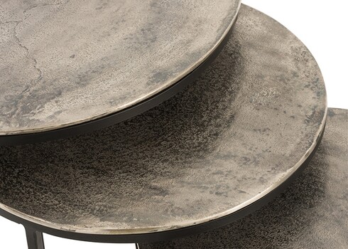 Abilaudade komplekt METALLIC hall, 3 tk