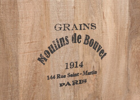 Baarikapp BOX helepruun, 120x50xH108 cm