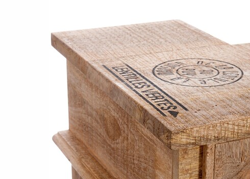 Baarikapp BOX helepruun, 120x50xH108 cm