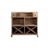 Baarikapp BOX helepruun, 120x50xH108 cm