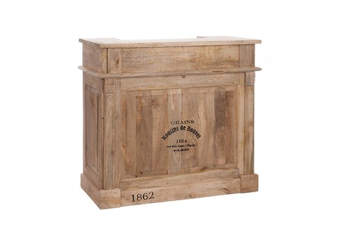 Baarikapp BOX helepruun, 120x50xH108 cm