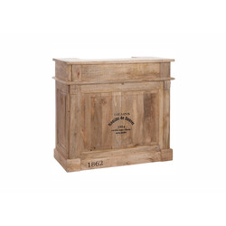 Baarikapp BOX helepruun, 120x50xH108 cm