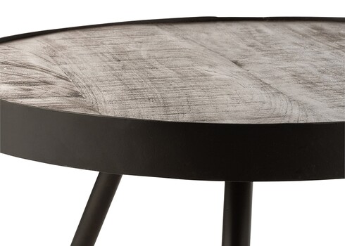 Abilaud FIEN tumepruun / must, 60x60xH33 cm