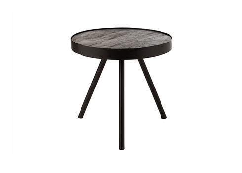 Abilaud FIEN tumepruun / must, 50x50xH48 cm