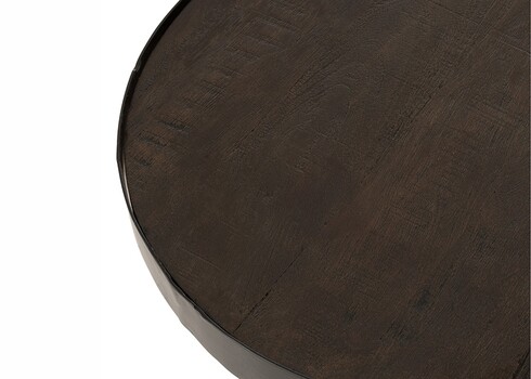 Abilaud FIEN tumepruun / must, 50x50xH48 cm