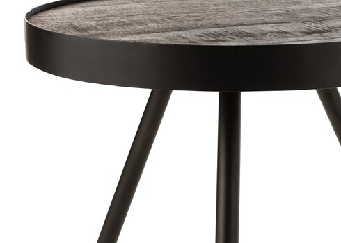 Abilaud FIEN tumepruun / must, 45x45xH43 cm