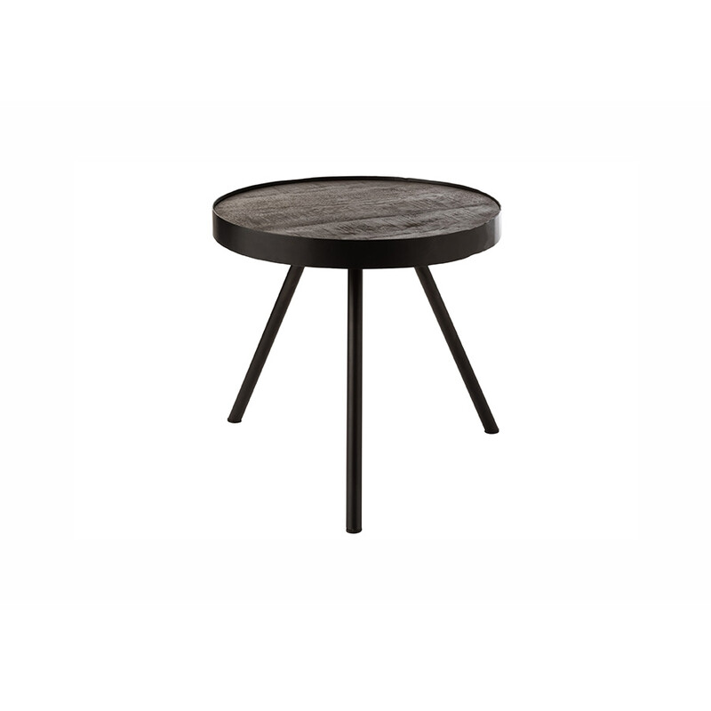 Abilaud FIEN tumepruun / must, 45x45xH43 cm