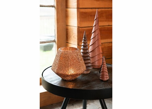 Abilaud FIEN tumepruun / must, 45x45xH43 cm