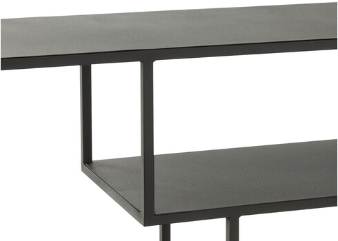 Riiul NIVEL must, 120x30xH81,5 cm