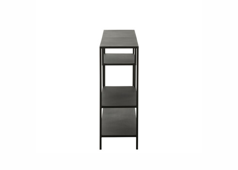Riiul NIVEL must, 120x30xH81,5 cm