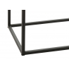 Konsoollaud NIVEL must, 110x35xH90 cm