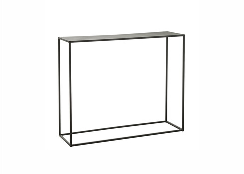 Konsoollaud NIVEL must, 110x35xH90 cm