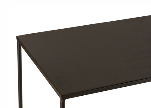 Konsoollaud NIVEL must, 120x35xH75 cm