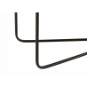 Konsoollaud NIVEL must, 120x35xH75 cm