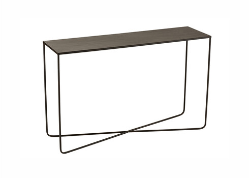 Konsoollaud NIVEL must, 120x35xH75 cm