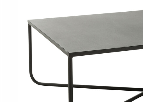 Diivanilaud NIVEL must, 100x60xH33 cm
