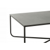 Diivanilaud NIVEL must, 100x60xH33 cm
