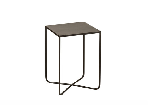 Diivanilaud NIVEL must, 35x35xH51 cm