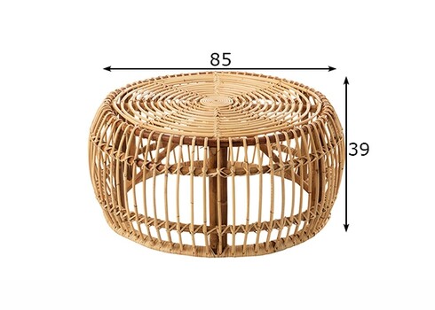 Diivanilaud ANA pruun, 85x85xH39 cm