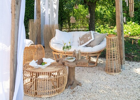 Diivanilaud ANA pruun, 85x85xH39 cm