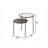 Abilaud ABIERTO must, 55x40xH55 cm