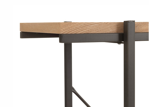 Riiul PARED pruun, 141x34xH166 cm